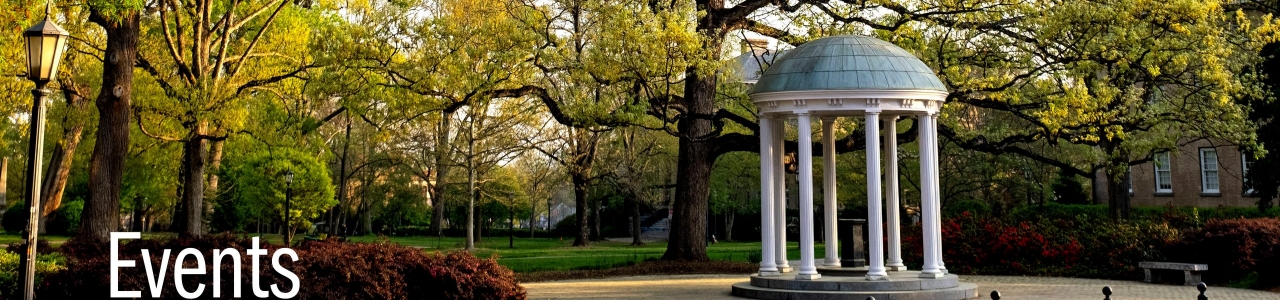 Caption - Events. Image of Old Well on UNC - Chapel Hill Campus
